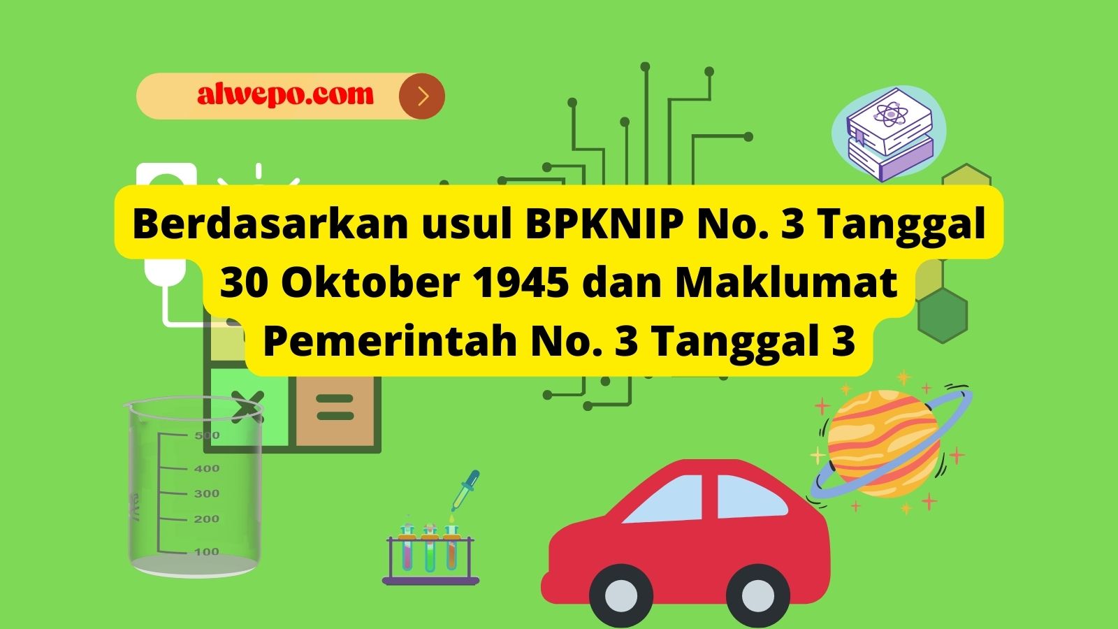Berdasarkan usul BPKNIP No. 3 Tanggal 30 Oktober 1945 dan Maklumat Pemerintah No. 3 Tanggal 3