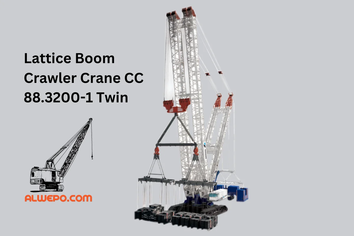 Spesifikasi dan Harga Lattice Boom Crawler Crane CC 88.3200-1 Twin