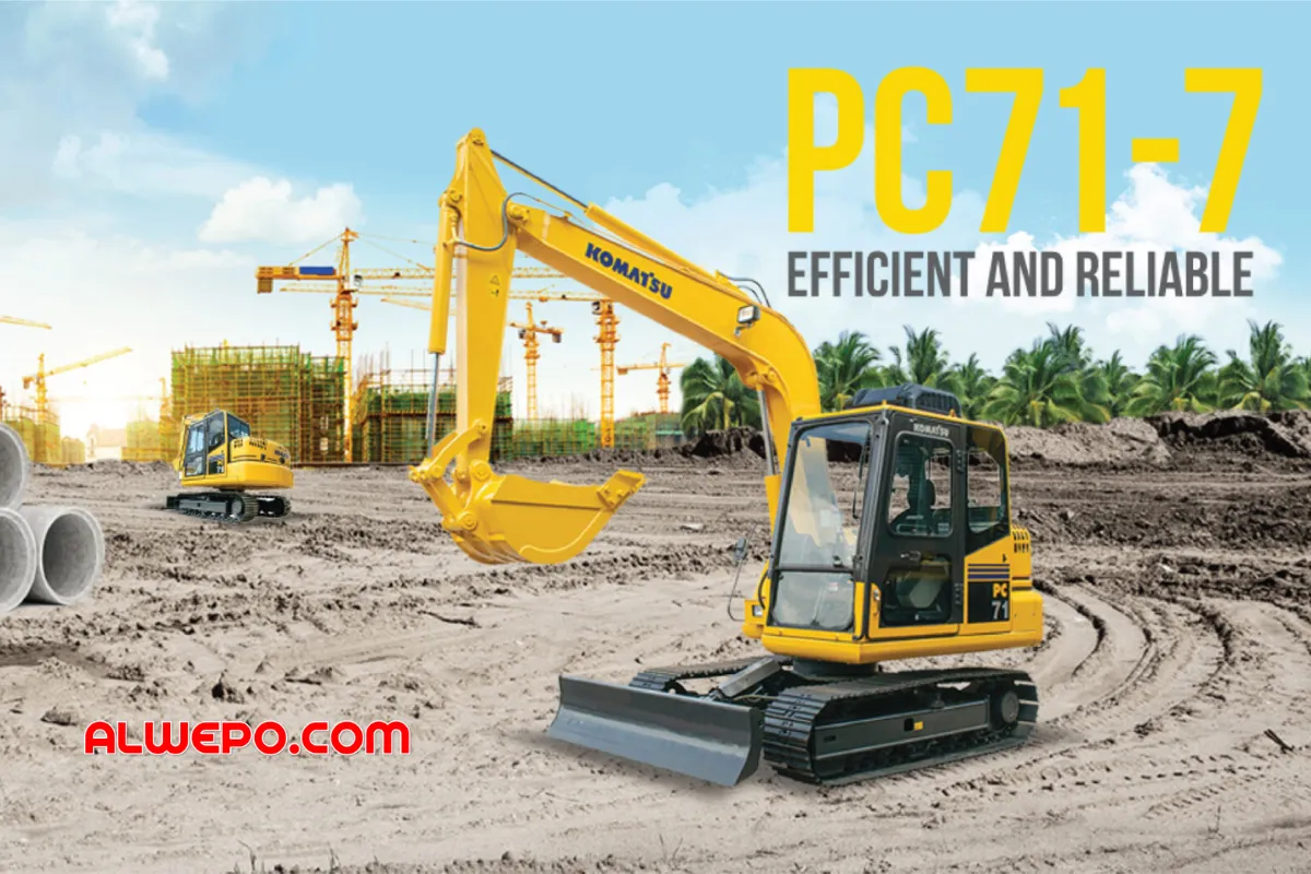 Spesifikasi dan Harga Excavator Komatsu PC71-7